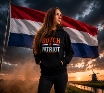Hooded sweater zwart